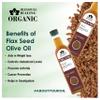 Blessfull Healing Organice Cold Pressed Flax Seed Oil For Healthy Cooking 250 ml / 8.45 fl oz Pack Of 2 view 2