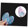 FOMIYES 3pair Front Palm Shot Gel Insoles High Heel Pads Inserts Self-Adhesive Arch Support for Shoes Comfortable Forefoot Cushion view 3
