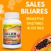 Arymar Sales Biliares Ox Bile with Digestive Enyzmes 60 Tabs view 3