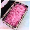 FRCOLOR 1pack Shredded Paper Filler for Boxes and Party Supplies Pink Crinkle Paper Cushion for Weddings Birthdays and Special Occasions Packing Material for Treat Boxes view 3