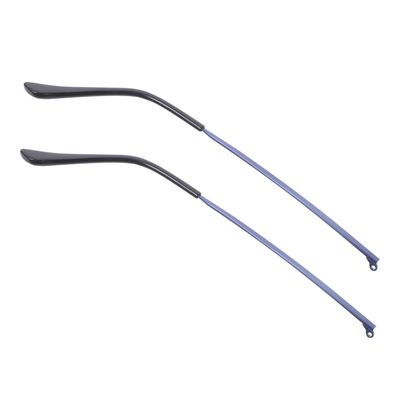 NineLife Basics 1 Pair Spectacle Legs Metal Glasses Replacement Temple for Eyewear Eyeglasses Sunglasses End Tips Eyeglass Replacement Arms Glasses Ear Cushion Hinge Glasses Frame Plastic Miss, 14X3CM, Blue
