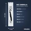(1,000 Pack) Wet Umbrella Bags Disposable 7" x 35" - Durable Clear Plastic Disposable Umbrella Bags For Rain - Universal Size, Umbrella Bag Covers Fit Large and Small Umbrellas - By Interplas view 2