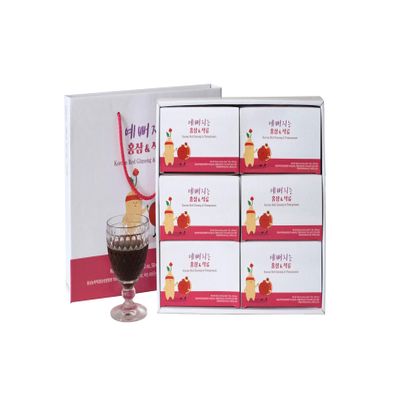 SAMSIDAE Korean Red Ginseng and Pomegranate Juice. Healthy Alternative Juice for Men and Women. K-Food. Made in Korea