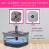 True & Tidy Square Spin Mop & Bucket System w/Extra Squeegee Head view 2