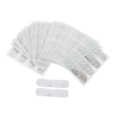 100pcs PVC Glitter Bandages for Wounds Adhesive Care Stickers Skin Protector