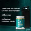 Essential Elements Micronized Creatine Monohydrate Powder for Men & Women - Unflavored & Easily Dissolved - 60 Servings (2 Pack) view 3