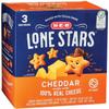 NineLife Basics HEB Cheddar Lone Stars Baked Snack Crackers 10 oz Bags 3 ct view 1