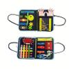 Kihanyoh Dementia Activities for Seniors,Fidget Blanket for Adults with Dementia,Dementia Products for Elderly,Therapist Tools for Altzheimers Patient Autistic ADHD (Blue) view 2
