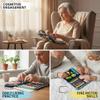 Kihanyoh Dementia Activities for Seniors,Fidget Blanket for Adults with Dementia,Dementia Products for Elderly,Therapist Tools for Altzheimers Patient Autistic ADHD (Blue) view 4