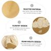 BESTonZON 2pcs Drawstring Singing Bowl Pouch Durable Cotton-linen Meditation Bag for Sound Bowl Storage Travel-friendly Design Zen Style Friends view 3