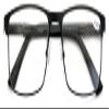 V.W.E. Men Premium Optical Frame Wide Large Head Reading Glasses Rectangular Metal - Clear Lens Reader DRM02 (Black, 1.00, x) view 1