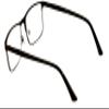 V.W.E. Men Premium Optical Frame Wide Large Head Reading Glasses Rectangular Metal - Clear Lens Reader DRM02 (Black, 1.00, x) view 4