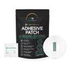 MirTouch Transparent Waterproof CGM Sensor Patches for Freestyle Libre 1, 2, 3 & Plus - No Glue in Center - 12 Adhesive Patches Plus 12 Skin Prep Wipes - Hypoallergenic Glucose Monitor Patch Set view 1