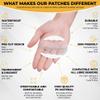MirTouch Transparent Waterproof CGM Sensor Patches for Freestyle Libre 1, 2, 3 & Plus - No Glue in Center - 12 Adhesive Patches Plus 12 Skin Prep Wipes - Hypoallergenic Glucose Monitor Patch Set view 2