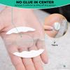 MirTouch Transparent Waterproof CGM Sensor Patches for Freestyle Libre 1, 2, 3 & Plus - No Glue in Center - 12 Adhesive Patches Plus 12 Skin Prep Wipes - Hypoallergenic Glucose Monitor Patch Set view 4