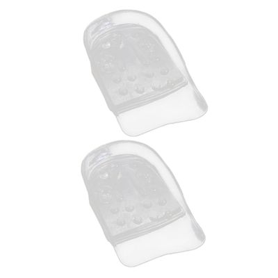 FOMIYES Transparent Height Increase Insoles Adjustable Heel Cushion Pad with Lift Breathable and Comfortable for Daily Use and Reducing Foot Fatigue