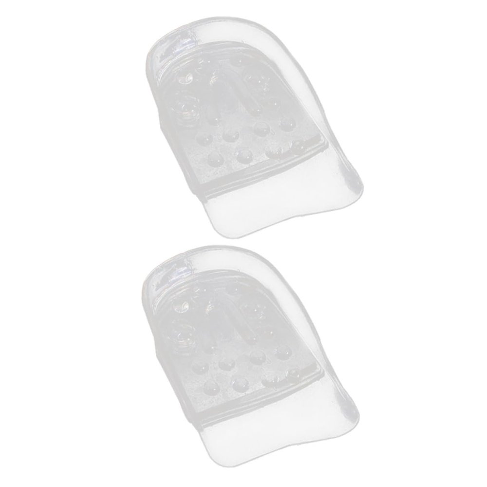 FOMIYES Transparent Height Increase Insoles Adjustable Heel Cushion Pad with Lift Breathable and Comfortable for Daily Use and Reducing Foot Fatigue