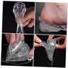 FOMIYES Transparent Height Increase Insoles Adjustable Heel Cushion Pad with Lift Breathable and Comfortable for Daily Use and Reducing Foot Fatigue view 4