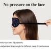 NOHSHE Galaxy Constellation Sleep Mask Eye Mask Space Black Blue Sky Star Galaxy Black Sleep Mask Light Blocking Adjustable Smooth Soft Eye Masks for Women Deep Rest Travel view 4