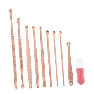FRCOLOR 1set Reusable Ear Wax Removal Kit Practical Ear Cleaning Tools Smooth for Gentle Portable Storage Case Included