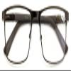 V.W.E. Men Premium Optical Frame Wide Large Head Reading Glasses Rectangular Metal - Clear Lens Reader DRM02 (Gunmetal, 2.75, x) view 1