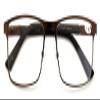 V.W.E. Men Premium Optical Frame Wide Large Head Reading Glasses Rectangular Metal - Clear Lens Reader DRM02 (Bronze, 2.75, x) view 1