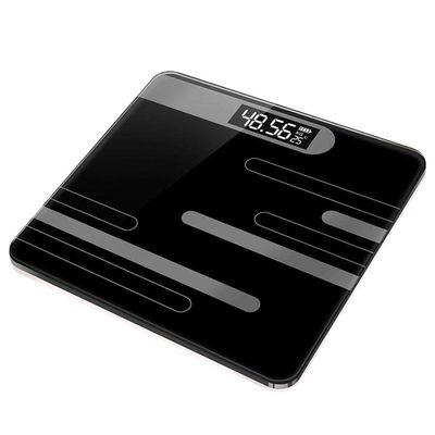 NPQPNAFC Weighing Scale Bathroom Body Scales, Smart Household Electronic Digital Floor Weight Balance with LCD Display, 180Kg/400Lb Black Scales
