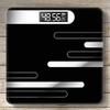 NPQPNAFC Weighing Scale Bathroom Body Scales, Smart Household Electronic Digital Floor Weight Balance with LCD Display, 180Kg/400Lb Black Scales view 2