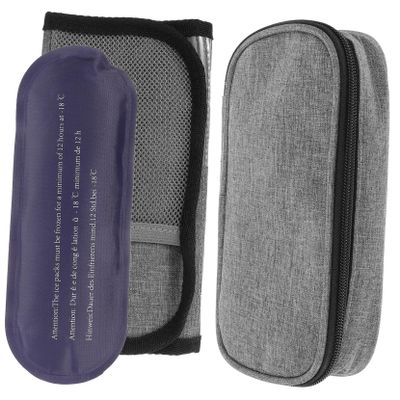 Didiseaon Insulin Cooler Pouch for Diabetics Portable Insulin Travel Case with Insulation for Medication Storage and Protection During Travel