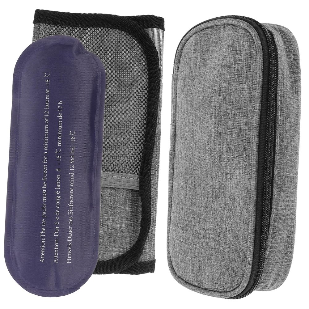 Didiseaon Insulin Cooler Pouch for Diabetics Portable Insulin Travel Case with Insulation for Medication Storage and Protection During Travel