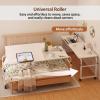 NineLife Basics Laptop Bed Tray, Adjustable Bedside Table with Wheels, Bed Desk for Eating, Working or Reading, Mobile Computer Table, Desktop Height Adjustable in 5 Levels view 4