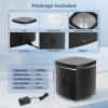 Ultrasonic Dental Cleaner;UltraSonic Retainer Cleaner Machine for Denture,Aligner,Earring,whitening tray,200ml Portable Mouth Guard Cleaner,Invisalign cleaner,Professional Sonic Jewelry cleaner black view 4