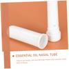 FRCOLOR 20pcs Refillable Essential Oil Tubes for Convenient Sinus Relief Portable Design for Adults White Blank Plastic Tubes for Aromatherapy and Congestion Relief view 2
