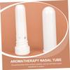 FRCOLOR 20pcs Refillable Essential Oil Tubes for Convenient Sinus Relief Portable Design for Adults White Blank Plastic Tubes for Aromatherapy and Congestion Relief view 3