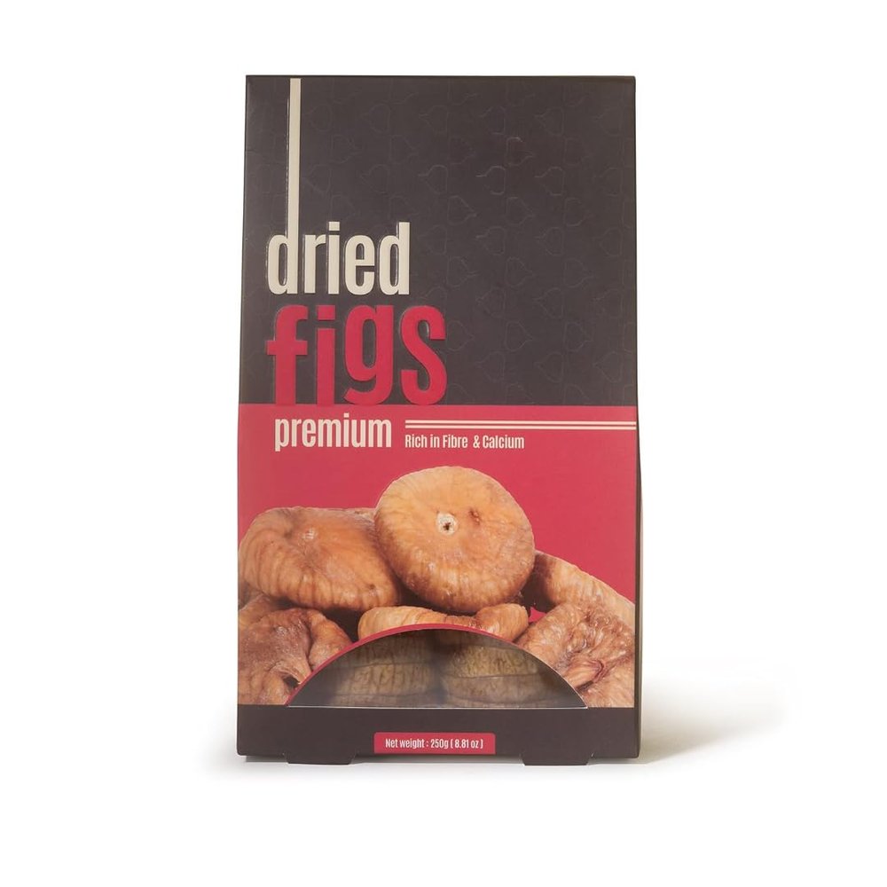 100% Pure Dried Figs/Royal Afghani Anjeer Dry Fruit, Improves digestion as anjeer is high in dietary fiber,Vegetarian -250 gm