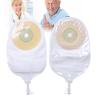 Ostomy Bags,10PCS Colostomy Supplies,One Piece Drainable Ostomy Pouch for Ileostomy Stoma Care, Cut-to-Fit (Max Cut 48mm) view 1