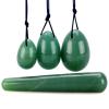 KAKAYE Yoni Egg Set Natural Jade Eggs Women Kegel Exerciser Tightening Ball Massage Yoni Wand Jade Massager(Aventurine Egg Set) view 1