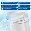 U-V Ultrasonic Dental Cleaner;UltraSonic Retainer Cleaner Machine for Denture,Aligner,Whitening tray,200ml Portable Mouth Guard Cleaner, Invisalign Cleaner Pod,Professional Sonic Jewelry Cleaner White view 4