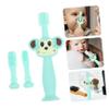 Beatifufu 360degree Toothbrush Silicone Teether for Boy Girl Soft Bristles for Gentle Cleaning Nano Silicone Design for Years Green view 2