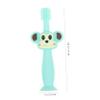 Beatifufu 360degree Toothbrush Silicone Teether for Boy Girl Soft Bristles for Gentle Cleaning Nano Silicone Design for Years Green view 3