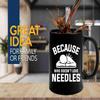 Luxe Gifting Acupuncture Coffee Mug 11oz Black -Because who doesnt - Chiropractors Physical Therapists Physician Assistants Naturopathic Physicians Massage Therapists., BHUGSLEADER8526 view 2
