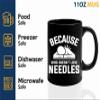 Luxe Gifting Acupuncture Coffee Mug 11oz Black -Because who doesnt - Chiropractors Physical Therapists Physician Assistants Naturopathic Physicians Massage Therapists., BHUGSLEADER8526 view 4