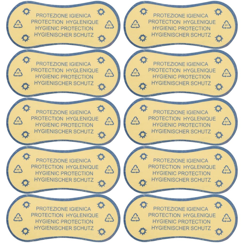 TEHAUX Adhesive Protective Sticker for Swimwear Hygienic Swim Trunk Liner Transparent Lightweight Decal 4.33X1.88 Inch for Pool Beach Use