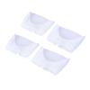 Sebs Toe Shoe Cover with Hole, 2 Pair Open Toe White Forefoot Cushions view 1