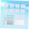 FOMIYES 1set Silicone Eyewear Nose Pads Set Screwdriver Tool for Repair Comfortable and Simple Installation for Eyeglasses view 2