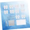 FOMIYES 1set Silicone Eyewear Nose Pads Set Screwdriver Tool for Repair Comfortable and Simple Installation for Eyeglasses view 3