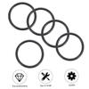 BESTonZON 5pcs Tibetan Bowl Rubber Ring Sound Bowl Gasket Singing Base Support Buddhist Ritual Cushion view 2