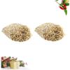 FRCOLOR 2pcs Crinkle Cut Paper Shred Filler for Baskets Wrapping and Packing Raffia Crinkle Paper Light Coffee for Filling Gaps Boxes and Easter Baskets view 3