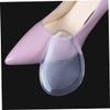 FRCOLOR 5pairs Silicone Half Insoles Transparent Forefoot Cushions of Metatarsal Pads for Men and Women Durable Gel Pads for Pain Relief and Comfort view 2