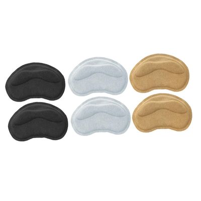 FOMIYES 3pairs High Heel Pads Wear-Resistant Nonskid Self-Adhesive Comfortable Breathable Heel Inserts